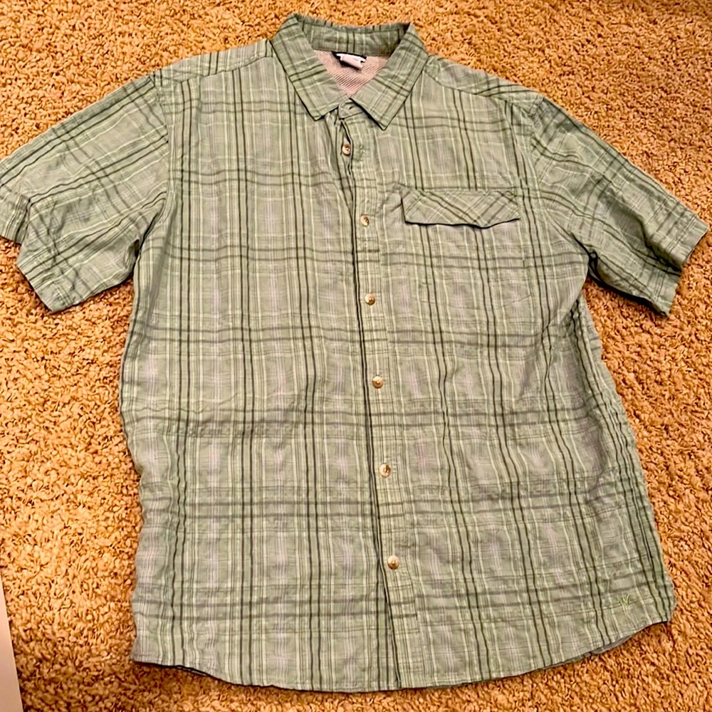 White Sierra Short Sleeve Button Front Shirt